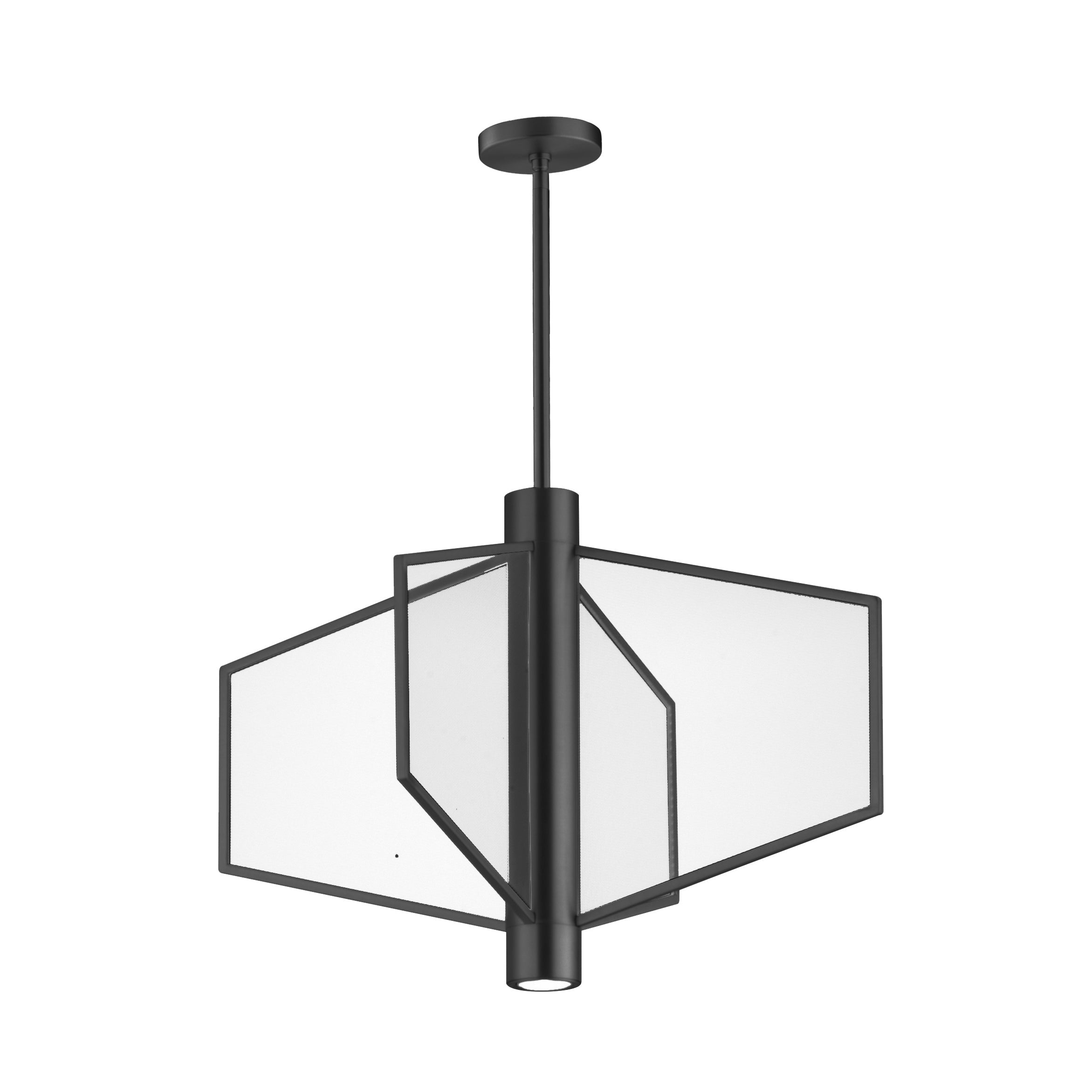 Telstar-Single Pendant Pendant ET2 26x26x18 Black 