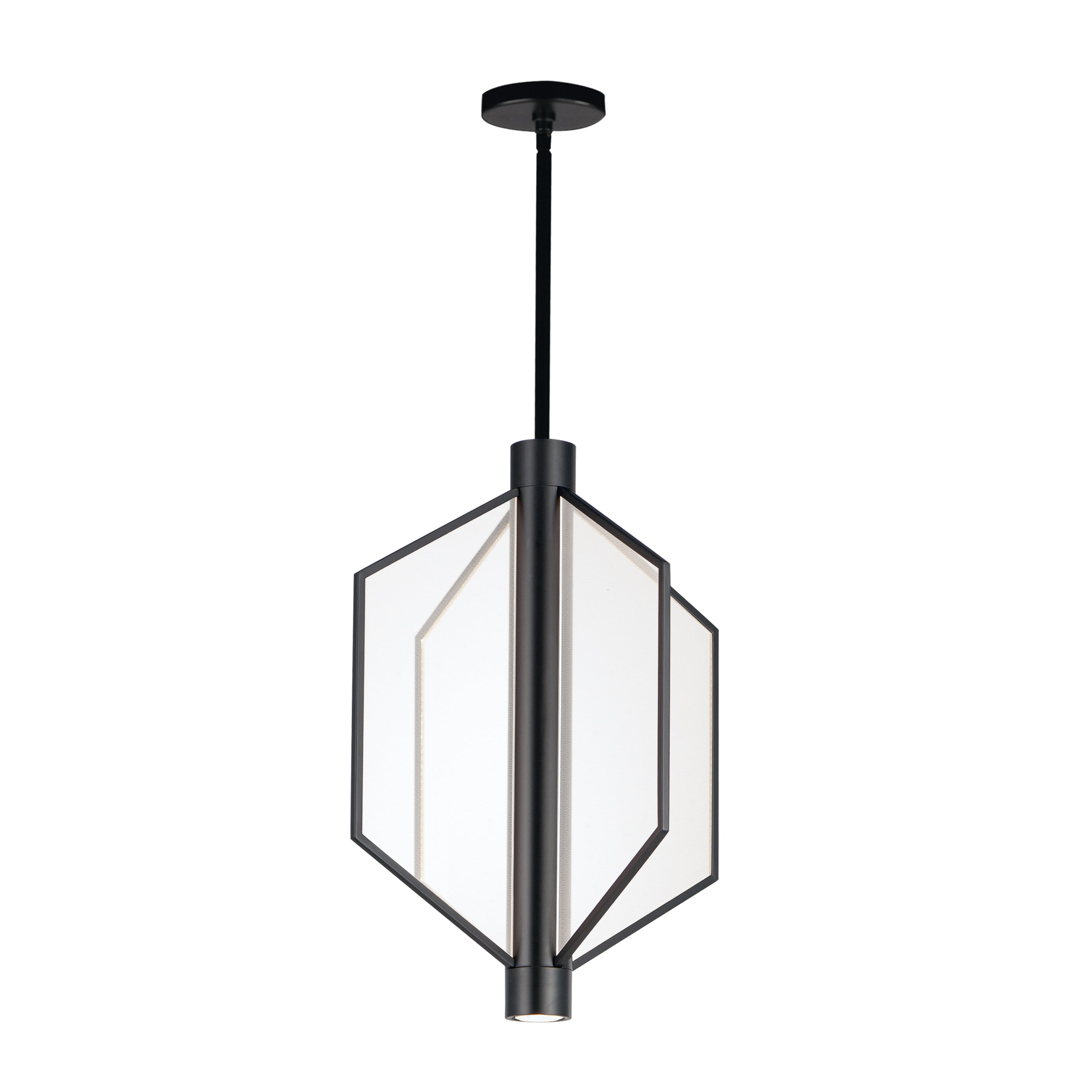 Telstar-Single Pendant Pendant ET2 18x18x24 Black 