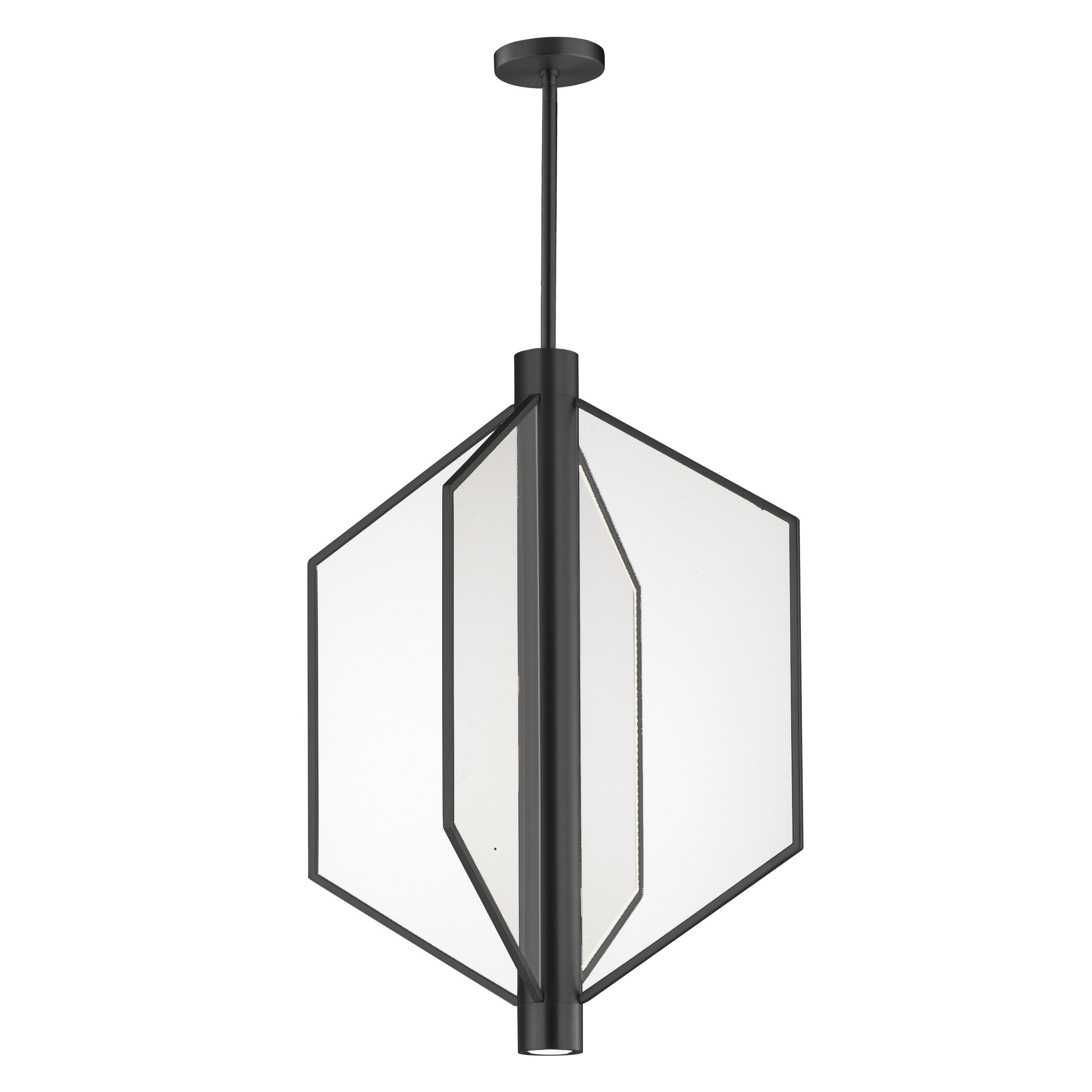 Telstar-Single Pendant Pendant ET2 22x22x30 Black 