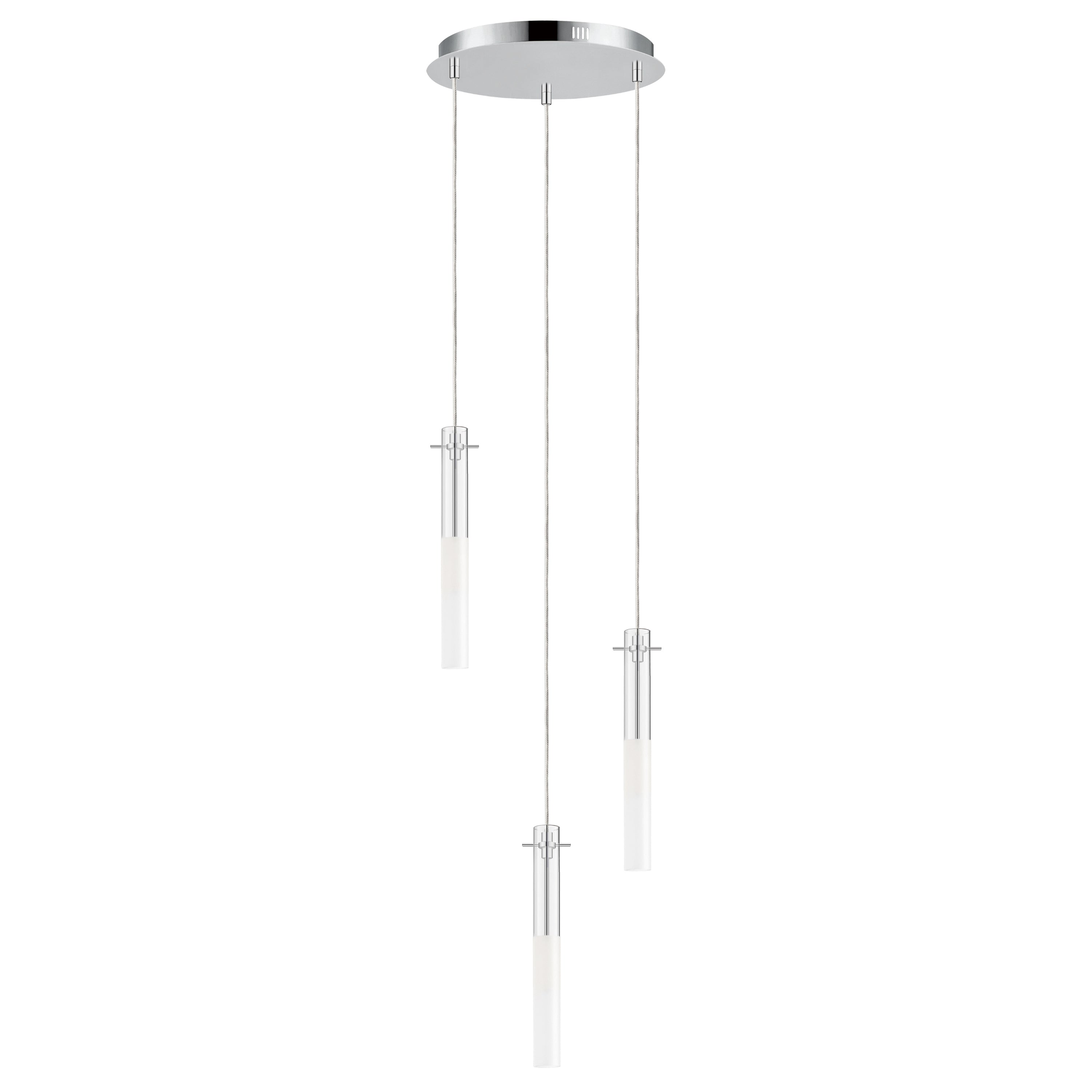 Pipette-Multi-Light Pendant Pendant ET2 11.75x11.75x12 Polished Chrome 