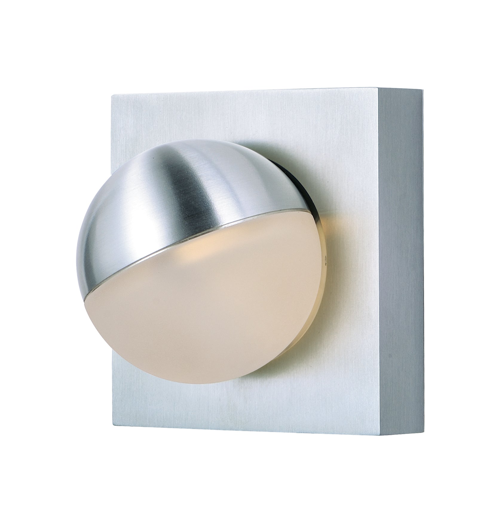 Alumilux Majik-Wall Sconce Wall Light Fixtures ET2 x4.25x4.25 Satin Aluminum 