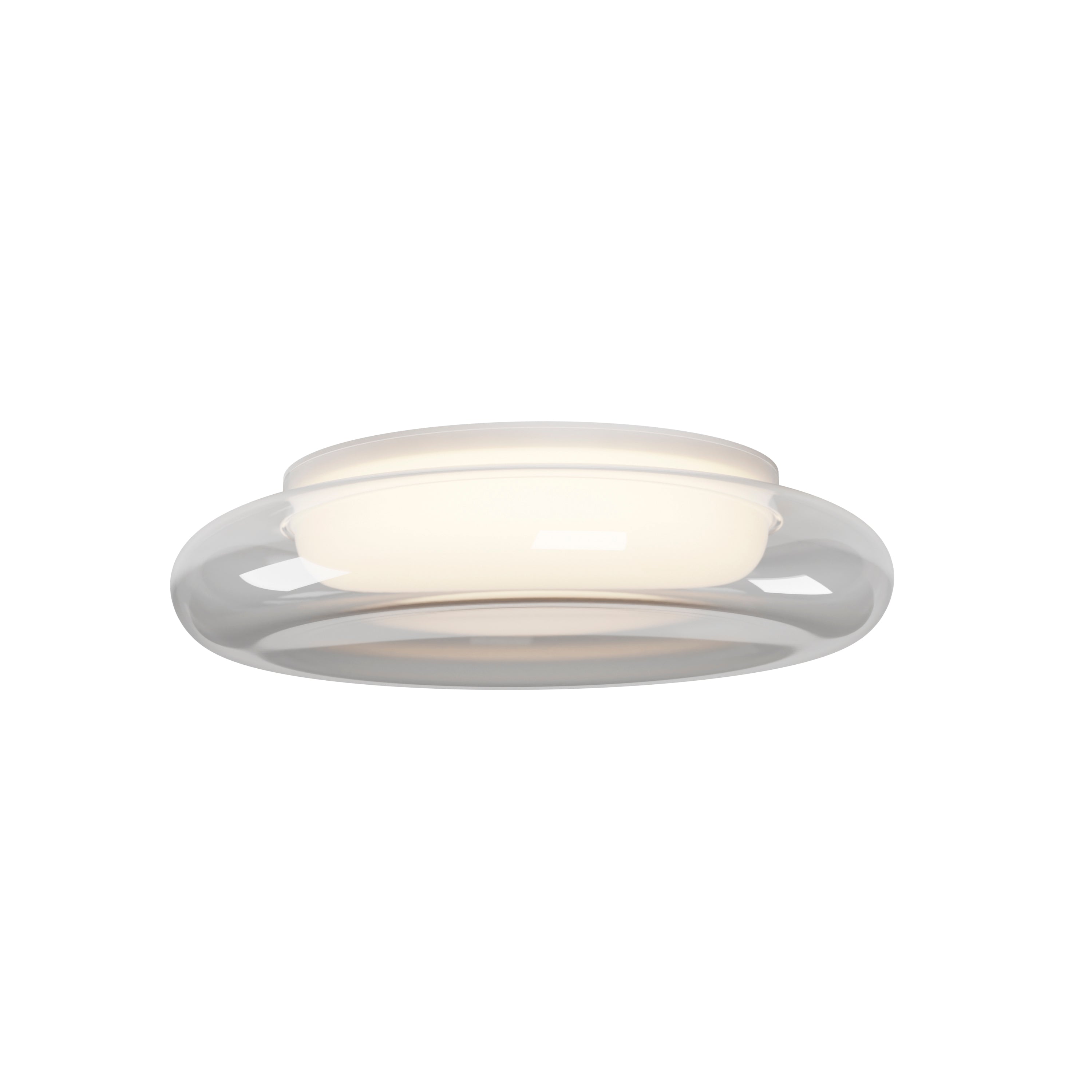 Bubble-Flush Mount Flush Mount Ceiling Light ET2 13.75x13.75x3.25 White 