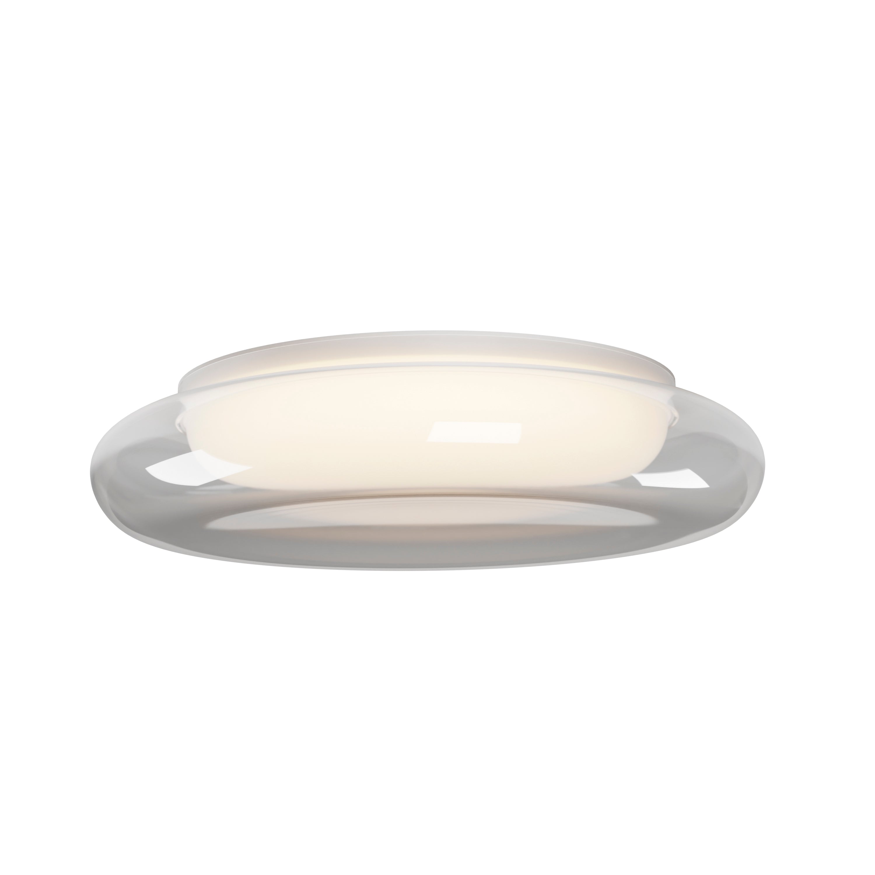 Bubble-Flush Mount Flush Mount Ceiling Light ET2 18x18x4 White 