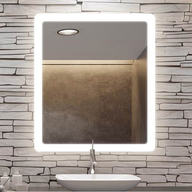 Electric Mirror Eyla™ Lighted Mirror LED Vanity Mirrors Electric Mirror 24 x 36 x 1.75 Yes 