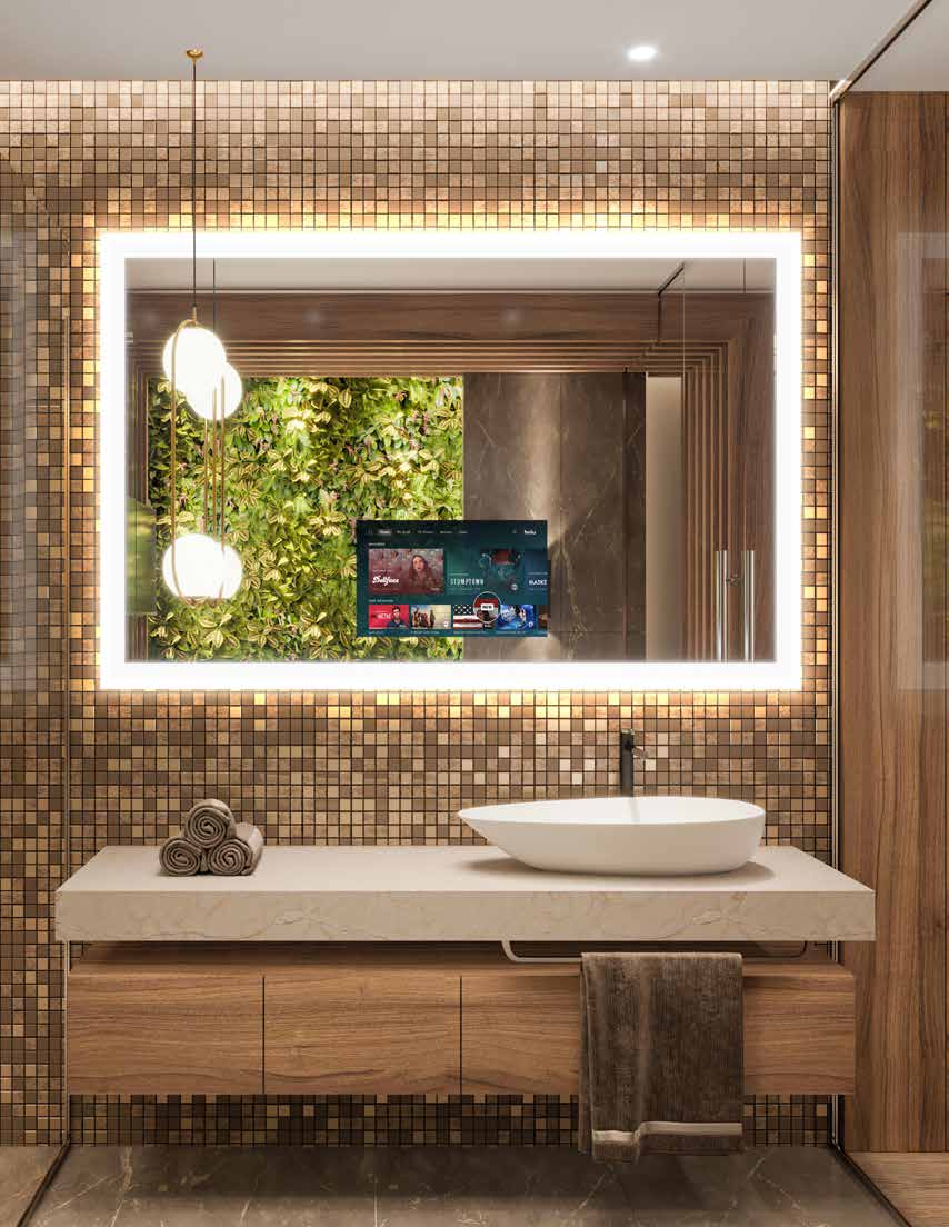 Electric Mirror Silhouette™ LED Lighted Mirror TV