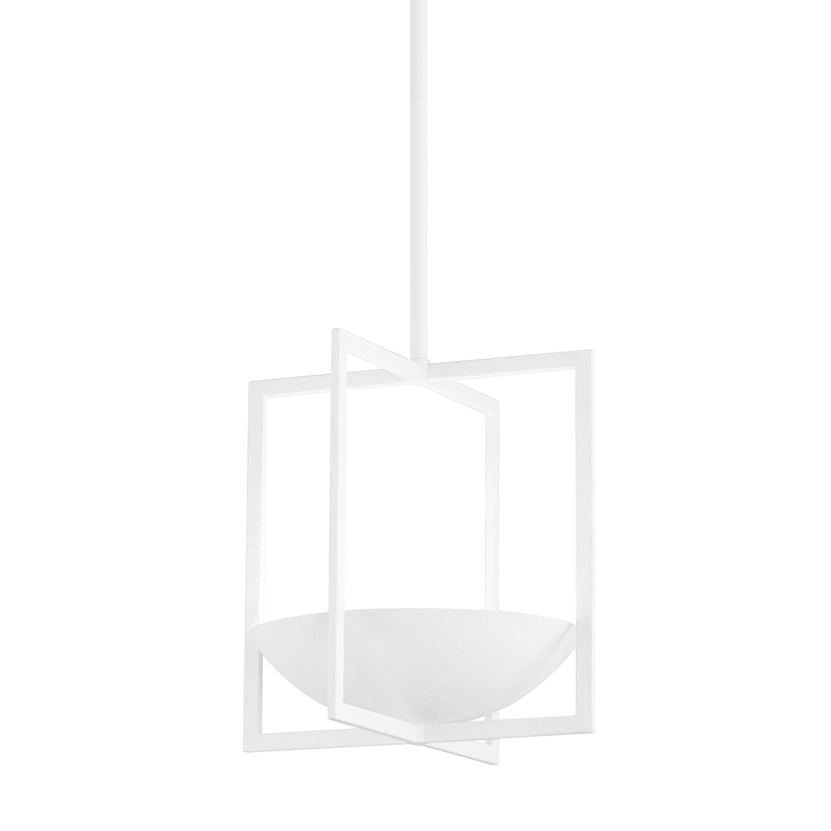 Troy Lighting Loki Pendant Pendant Troy Lighting GESSO WHITE 17x17x17.25 