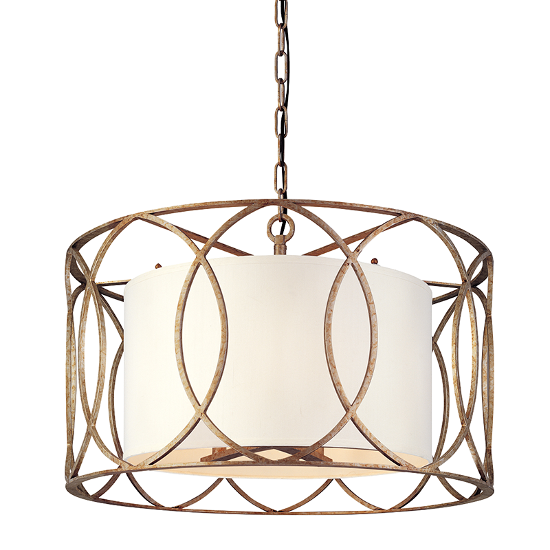 Troy Lighting Sausalito Chandelier Chandelier Troy Lighting SILVER GOLD 25x25x16.5 