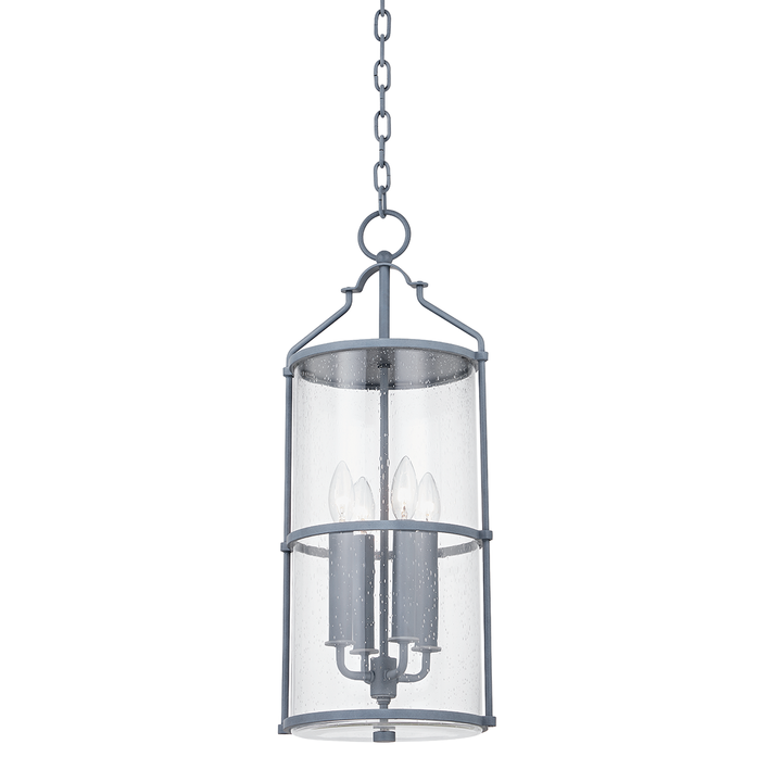 Troy Lighting Burbank Lantern Pendants Troy Lighting WEATHERED ZINC 10x10x24.25 