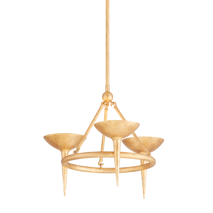 Troy Lighting Cecilia Chandelier Chandeliers Troy Lighting VINTAGE GOLD LEAF 25x25x23.5 