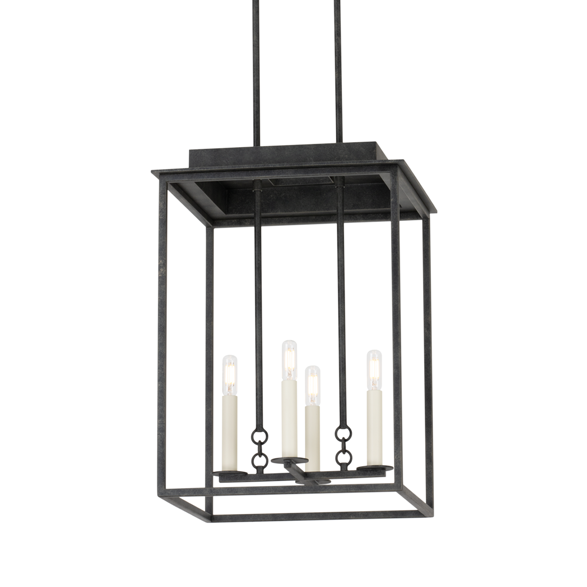 Troy Lighting Hart Lantern Lantern Troy Lighting FRENCH IRON 16.25x16.25x22.5 