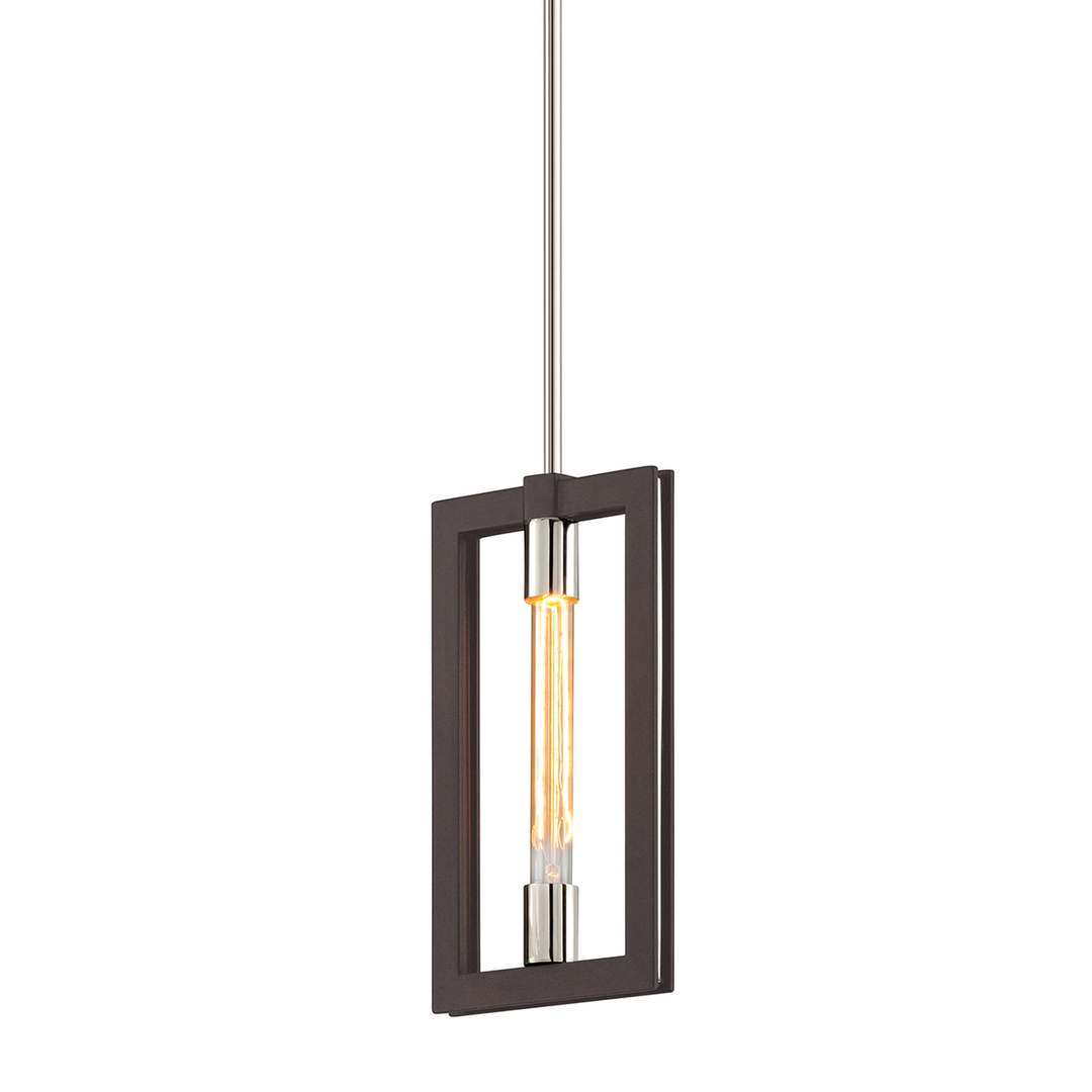 Troy Lighting Enigma Pendant Pendants Troy Lighting TEXTURED BRONZE 1.5x7.75x14.25 