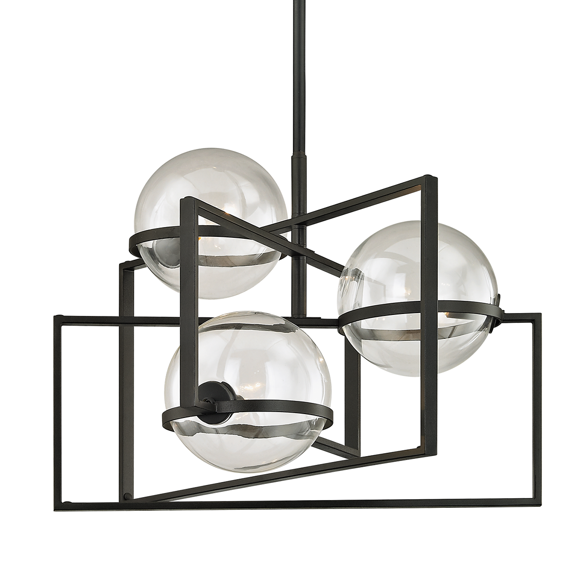 Troy Lighting Elliot Chandelier Chandelier Troy Lighting TEXTURED BLACK 25x25x20 