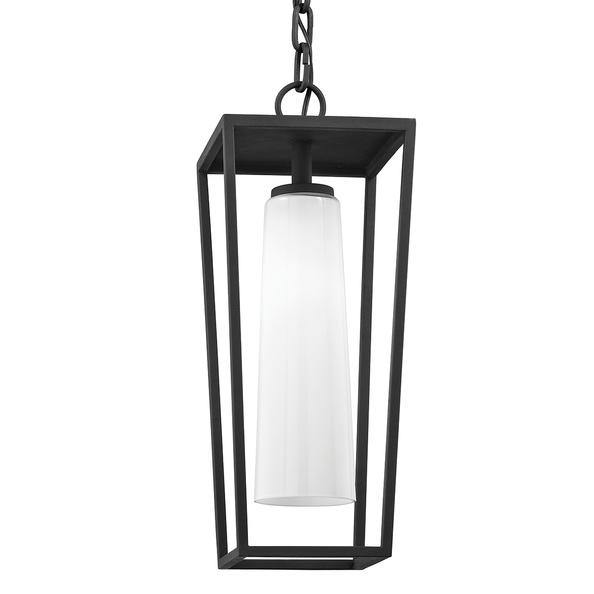 Troy Lighting Mission Beach Lantern Lantern Troy Lighting TEXTURED BLACK 7.75x7.75x19 