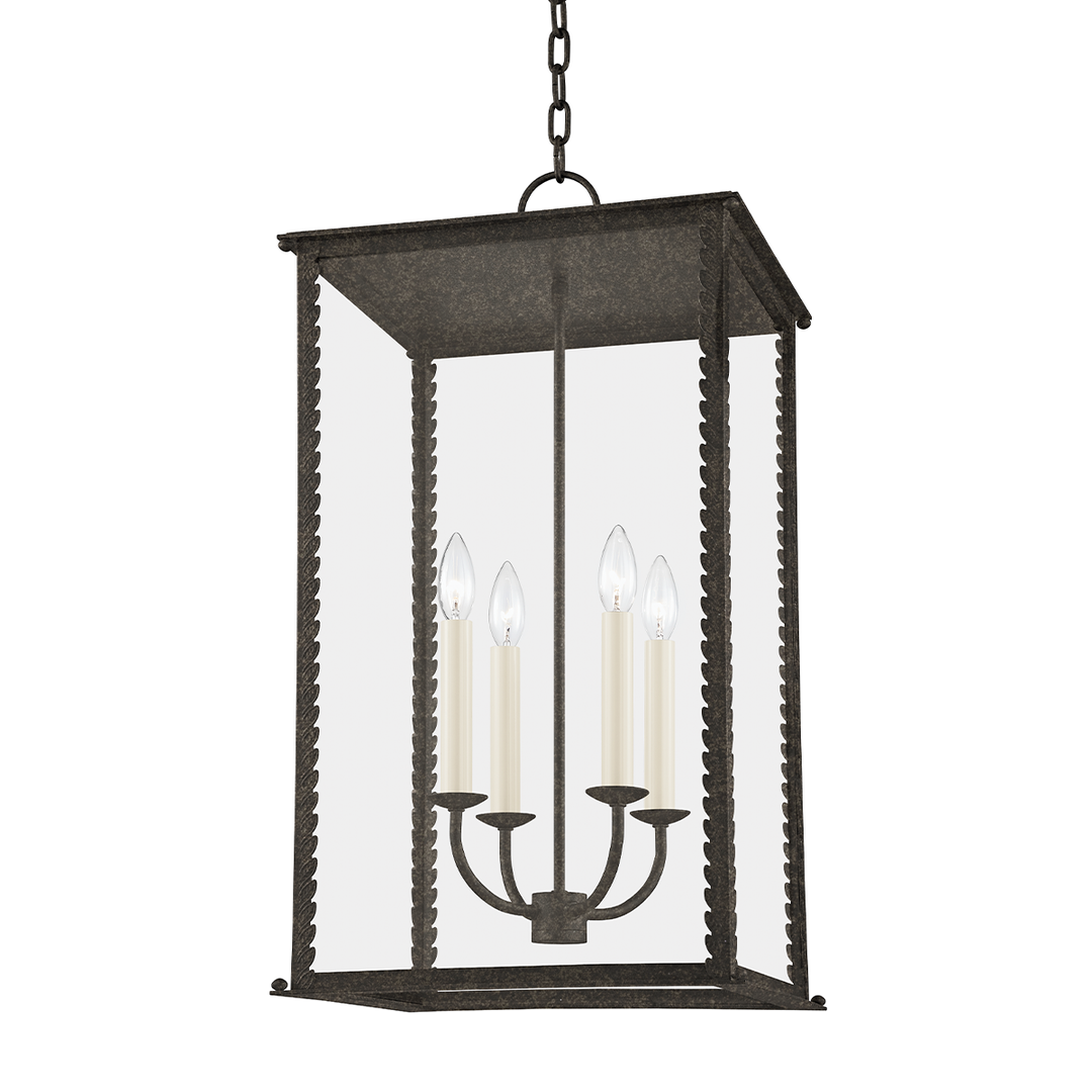 Troy Lighting Zuma Lantern Pendants Troy Lighting FRENCH IRON 15x15x27 