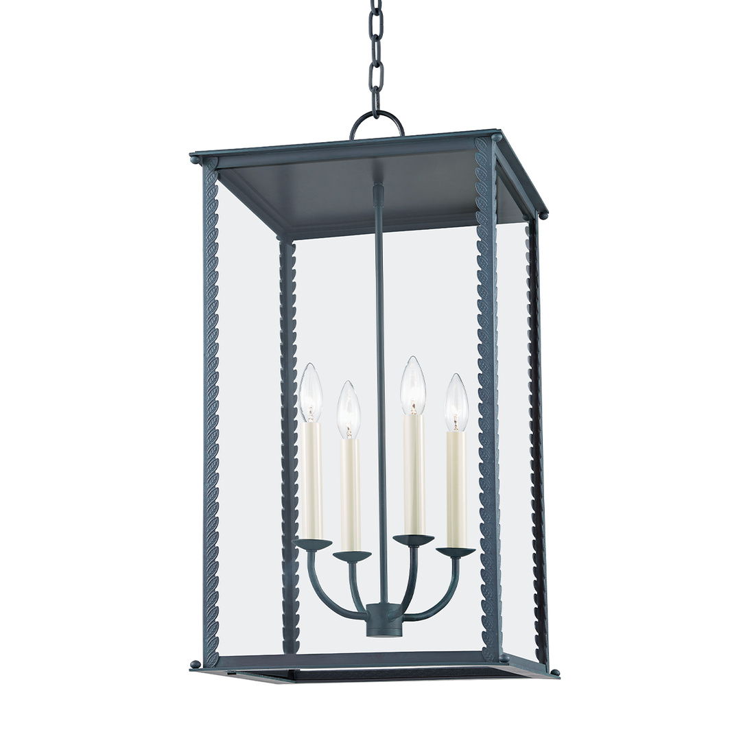 Troy Lighting Zuma Lantern Pendants Troy Lighting VERDIGRIS 15x15x27 