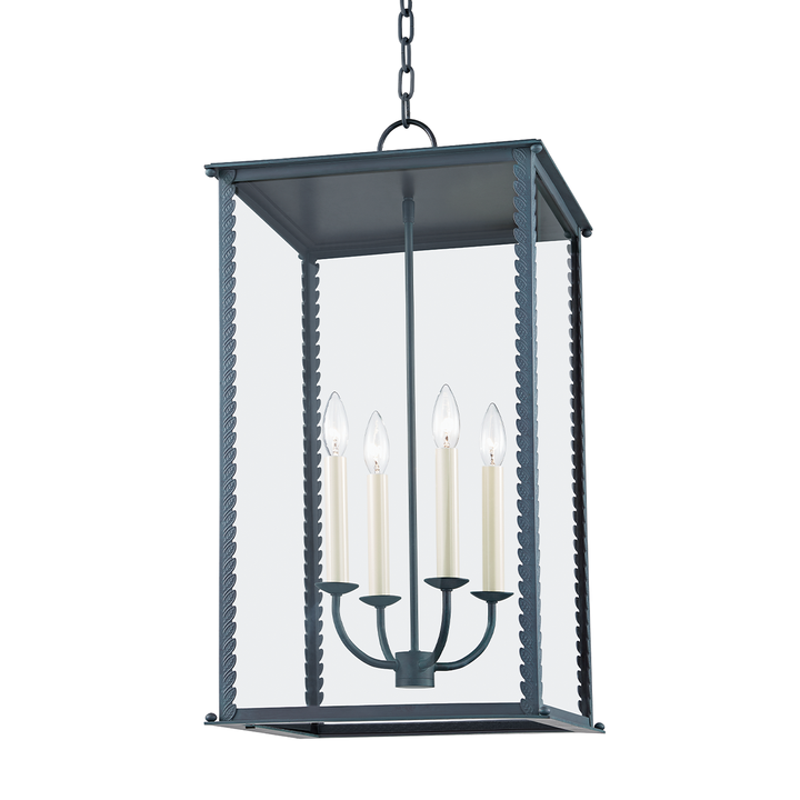 Troy Lighting Zuma Lantern Pendants Troy Lighting VERDIGRIS 15x15x27 