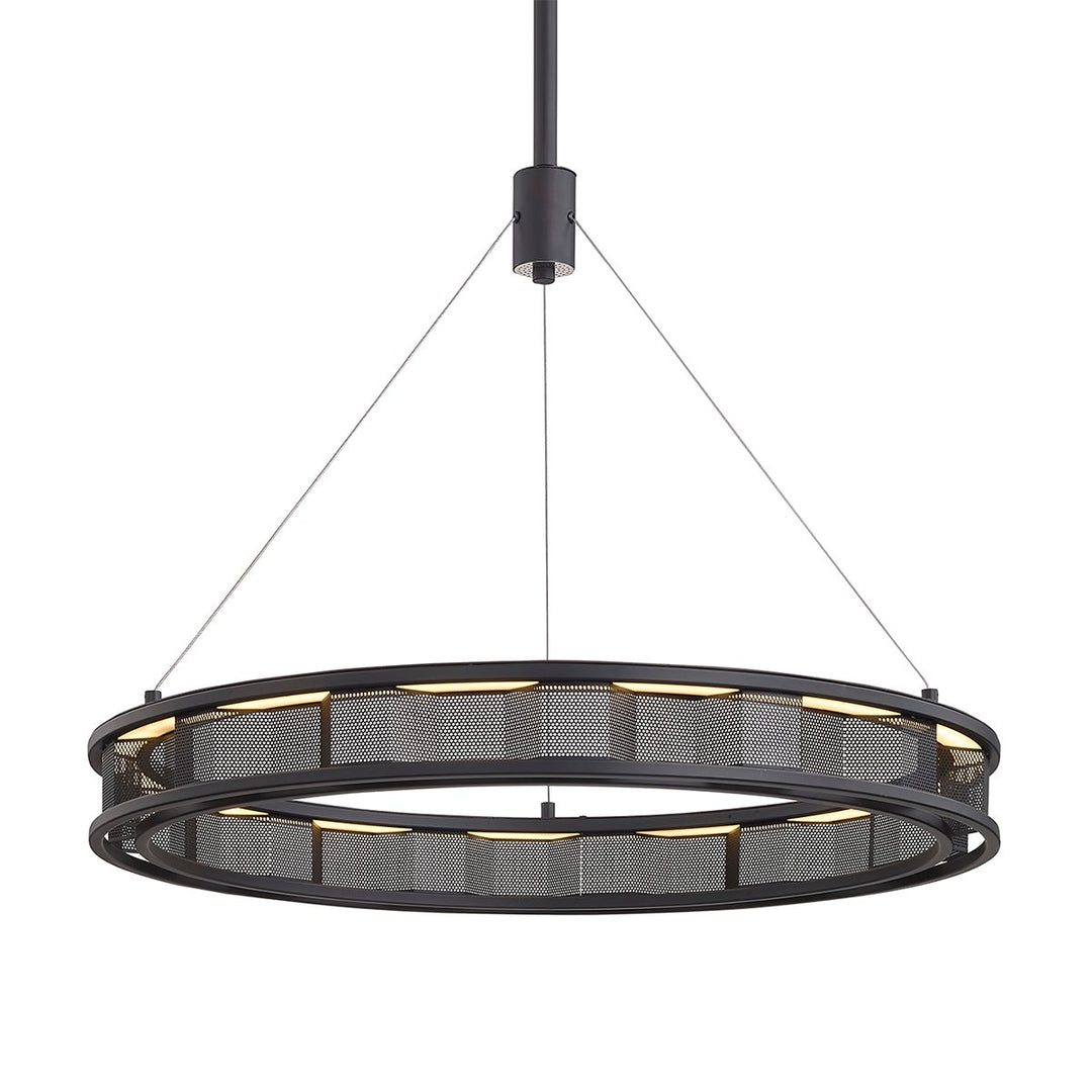 Troy Lighting Fuze Pendant Pendants Troy Lighting SOFT OFF BLACK 29x29x17.5 