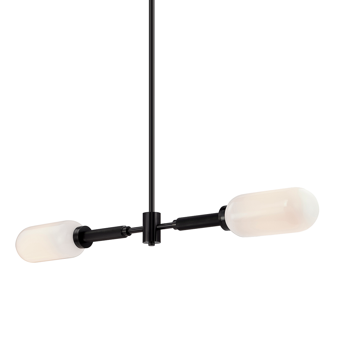 Troy Lighting Annex Linear Linear Chandeliers Troy Lighting ANODIZED BLACK 47.5x5x5 