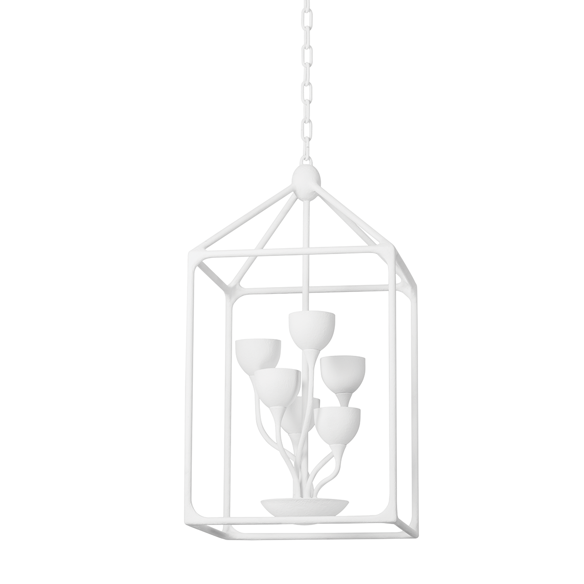 Troy Lighting WESTWOOD Lantern Lantern Troy Lighting GESSO WHITE 15x15.25x28.5 