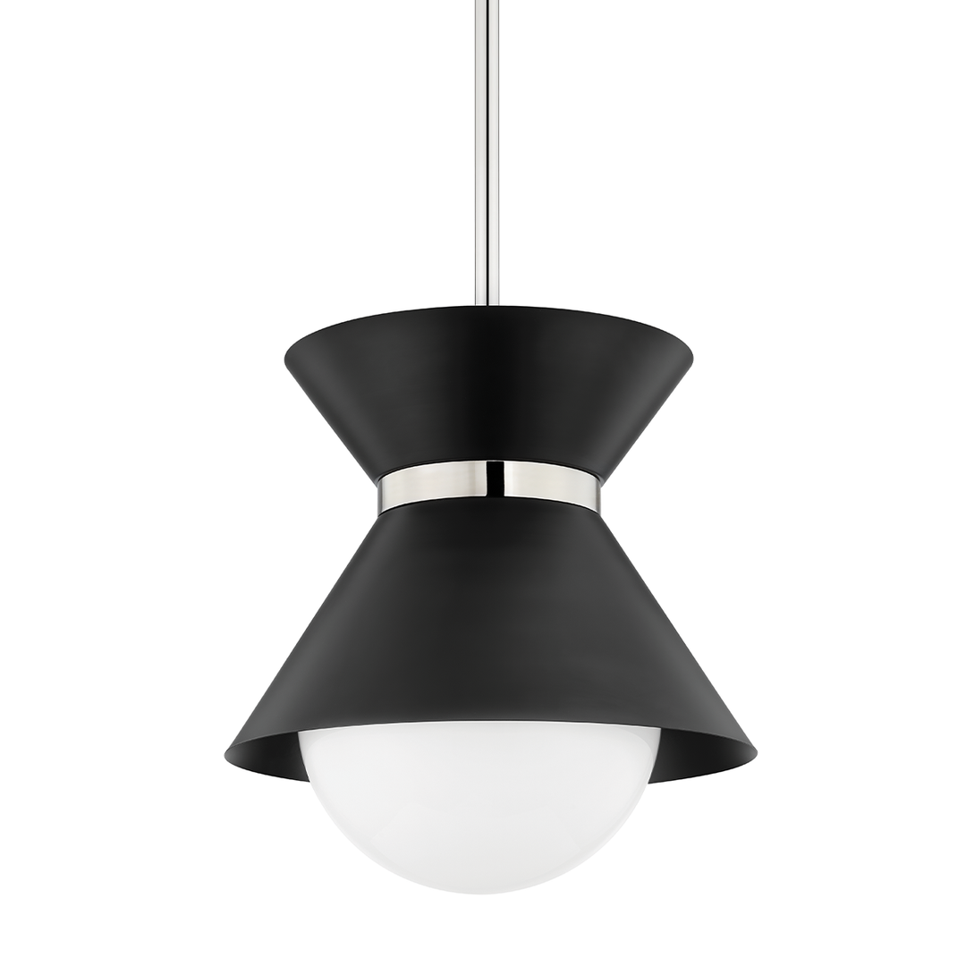 Troy Lighting Scout Pendant Pendants Troy Lighting SOFT BLACK/POLISHED NICKEL 20x20x24.25 