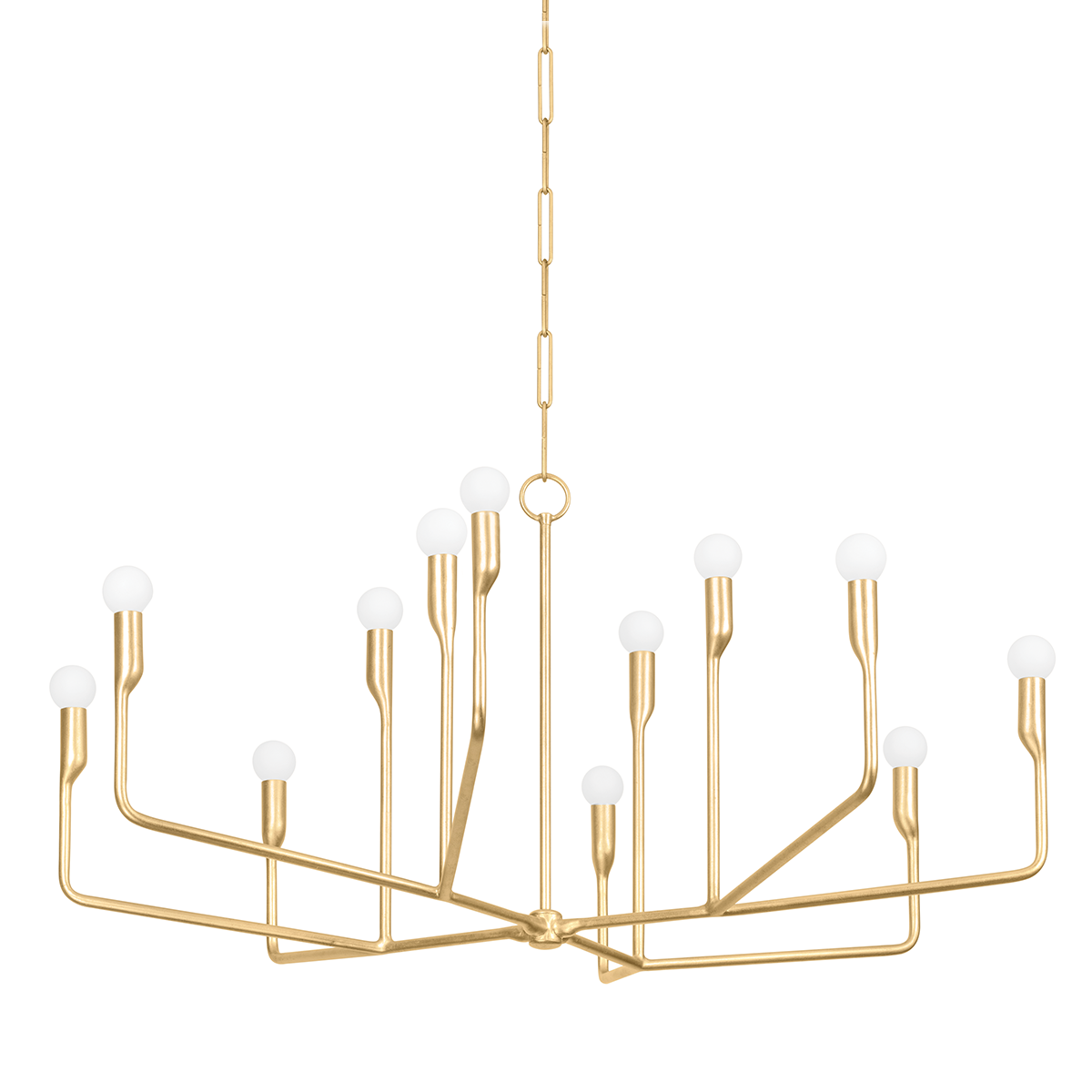 Troy Lighting NORMAN Chandelier Chandelier Troy Lighting VINTAGE GOLD LEAF 42x42x20.5 