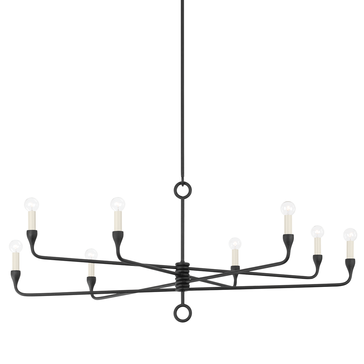 Troy Lighting ORSON Chandelier Chandelier Troy Lighting BLACK IRON 41.5x41.5x21 