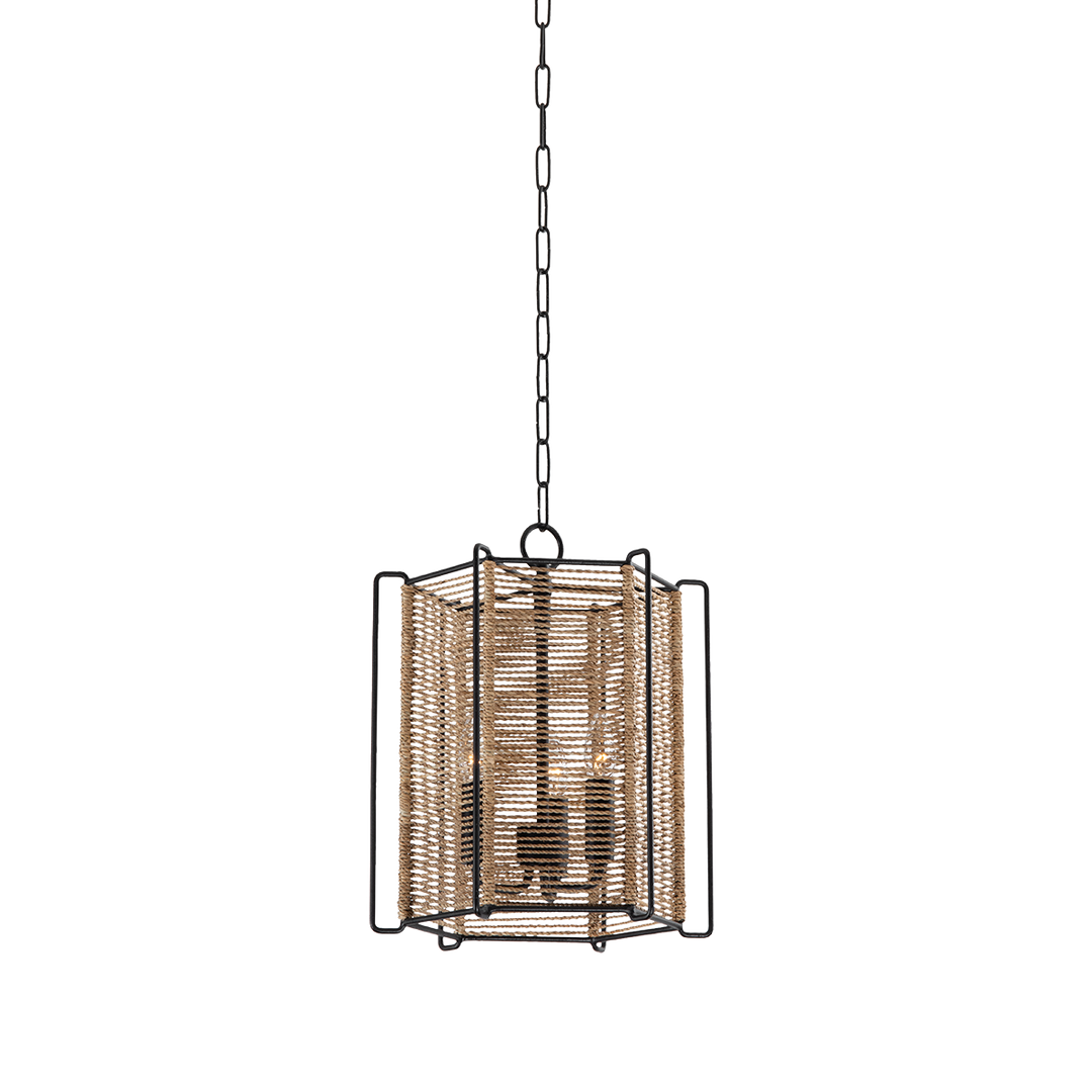 Troy Lighting RAMON Lantern Pendants Troy Lighting TEXTURED BLACK 13x13x16 