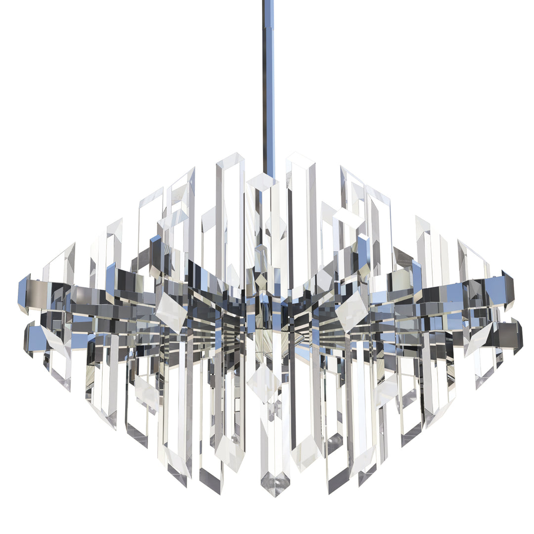 Blackjack Lighting Facet Pendant Pendants Blackjack Lighting 24" Polished Chrome 