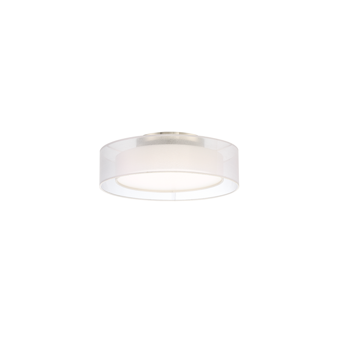 Modern Forms Metropolis Semi-Flush Mount Ceiling Semi Flush Mounts Modern Forms Brushed Nickel 18x18x6.125 