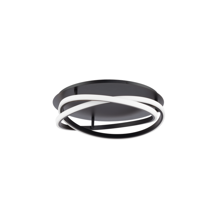 Modern Forms Veloce Flush Mount Light Ceiling Flush Mounts Modern Forms Black 18x18x4.63 