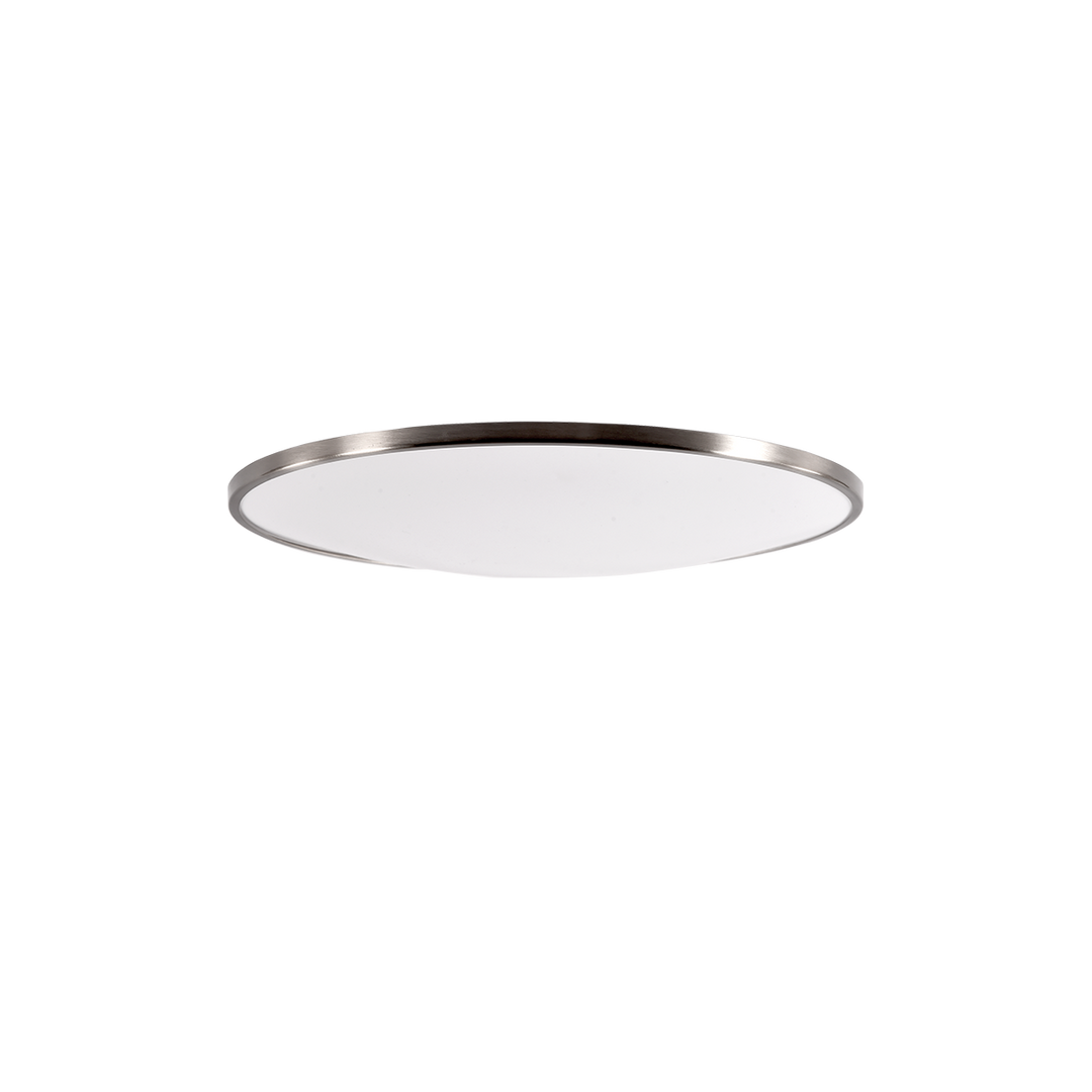 Modern Forms Puck Flush Mount Light Ceiling Flush Mounts Modern Forms Brushed Nickel 13.625x13.625x2.75 