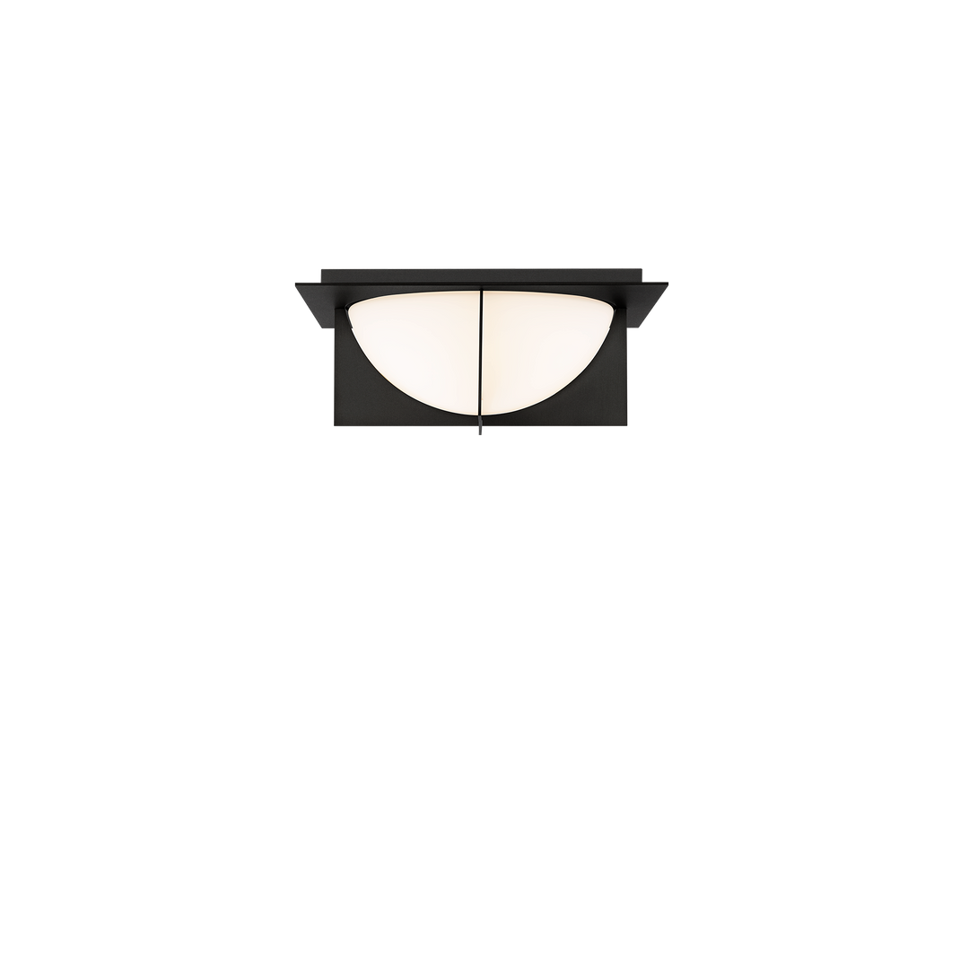 Modern Forms Echelon Flush Mount Light Ceiling Flush Mounts Modern Forms Black 14x14x5.5 