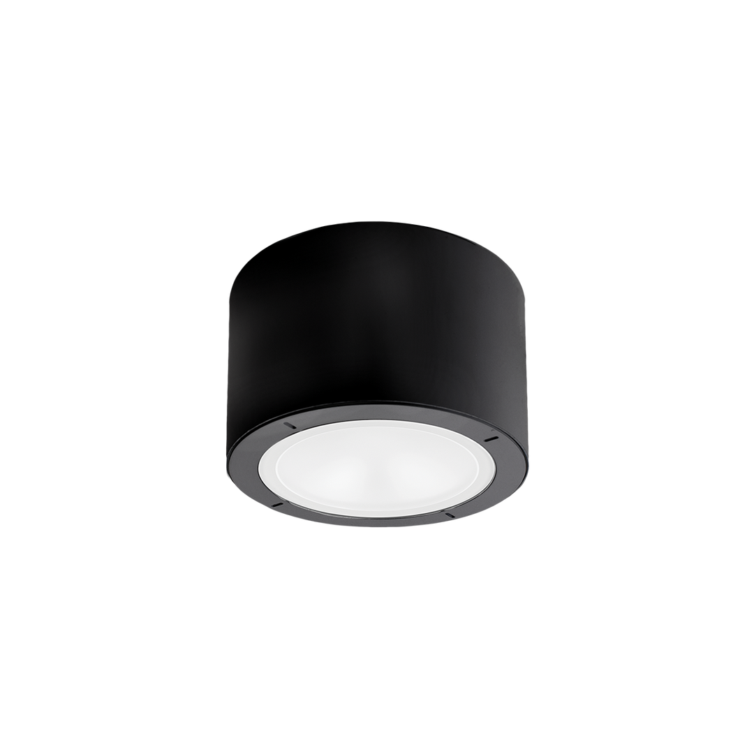 Modern Forms Vessel Outdoor Flush Mount Light Outdoor Wall Lights Modern Forms Black 5.5x5.5x3.75 