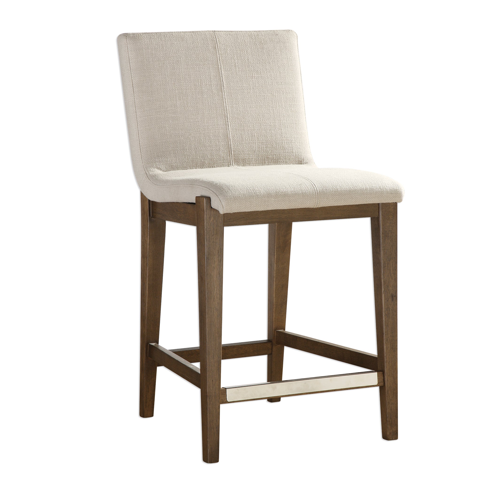 Uttermost Klemens Linen Counter Stool Décor/Home Accent Uttermost   