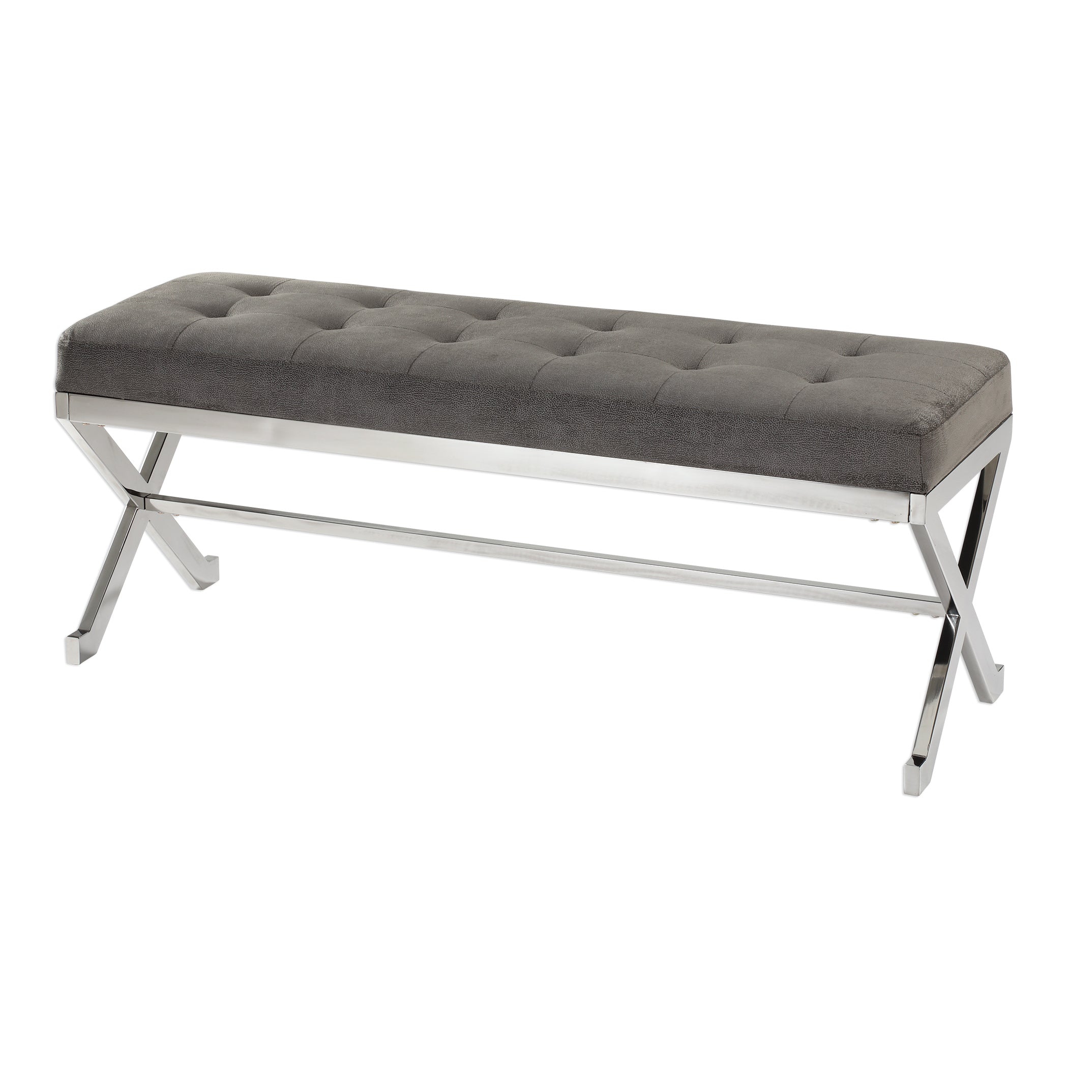 Uttermost Bijou Fabric Bench Fabric Bench Uttermost   