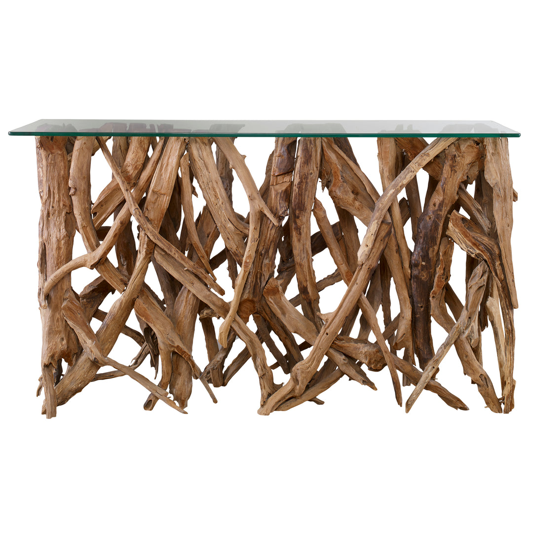 Uttermost Teak Wood Console & Sofa Tables