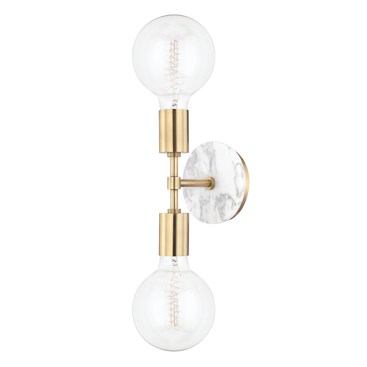 Mitzi Chloe Wall Sconce Wall Sconce Mitzi Aged Brass 5x5x20 