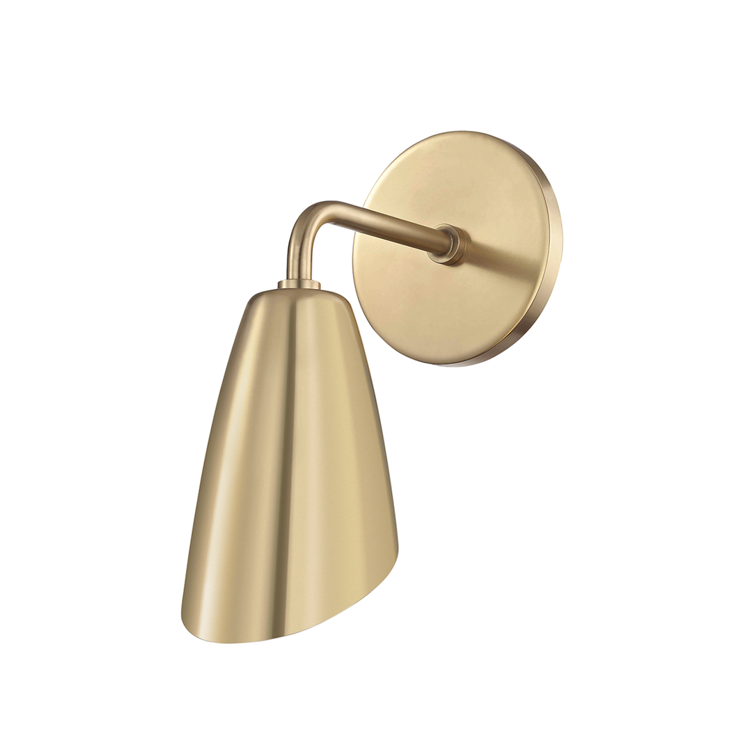 Mitzi Kai Wall Sconce Wall Sconces Mitzi Aged Brass 4.75x4.75x10.25 