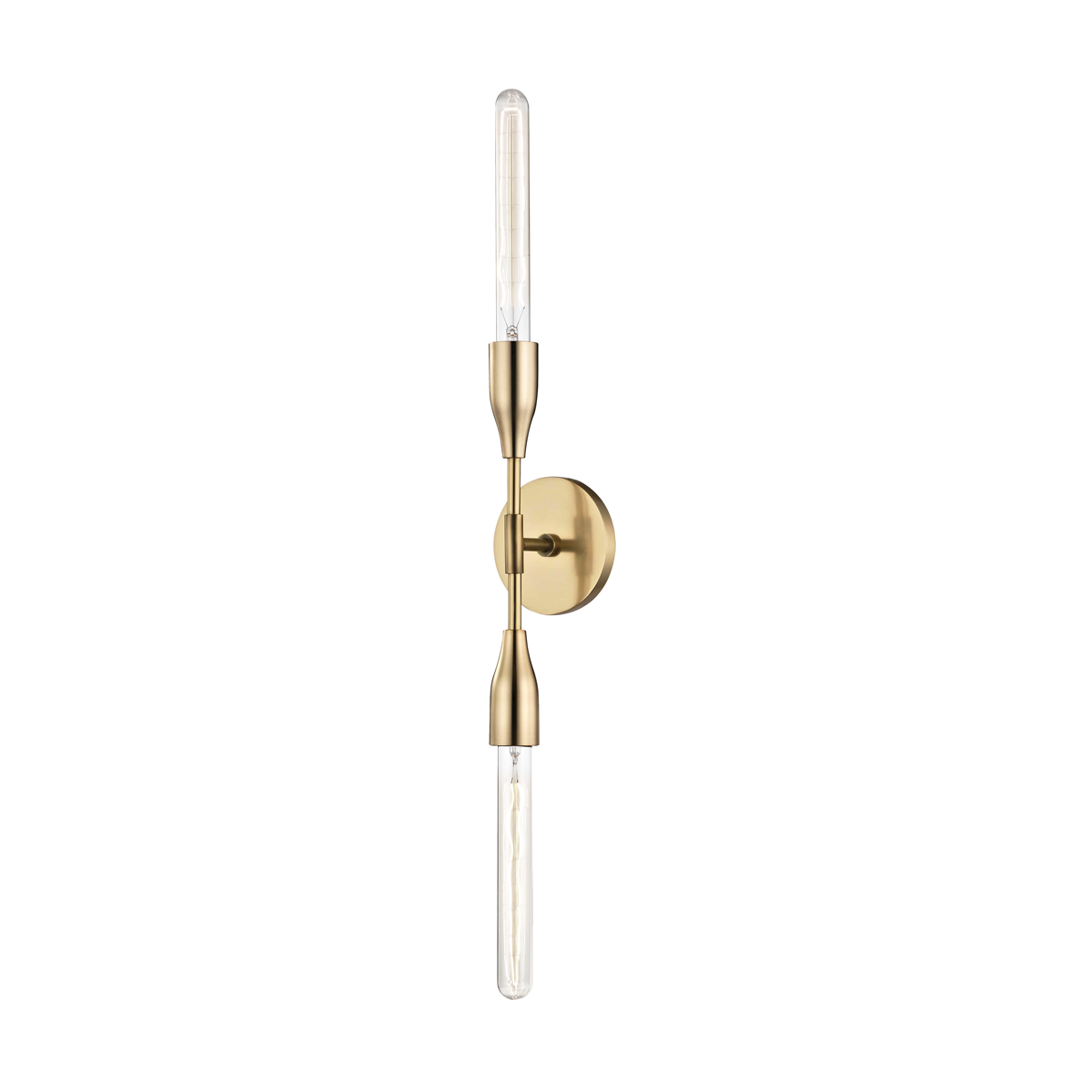 Mitzi Tara Wall Sconce Wall Sconce Mitzi Aged Brass 4.75x4.75x30 