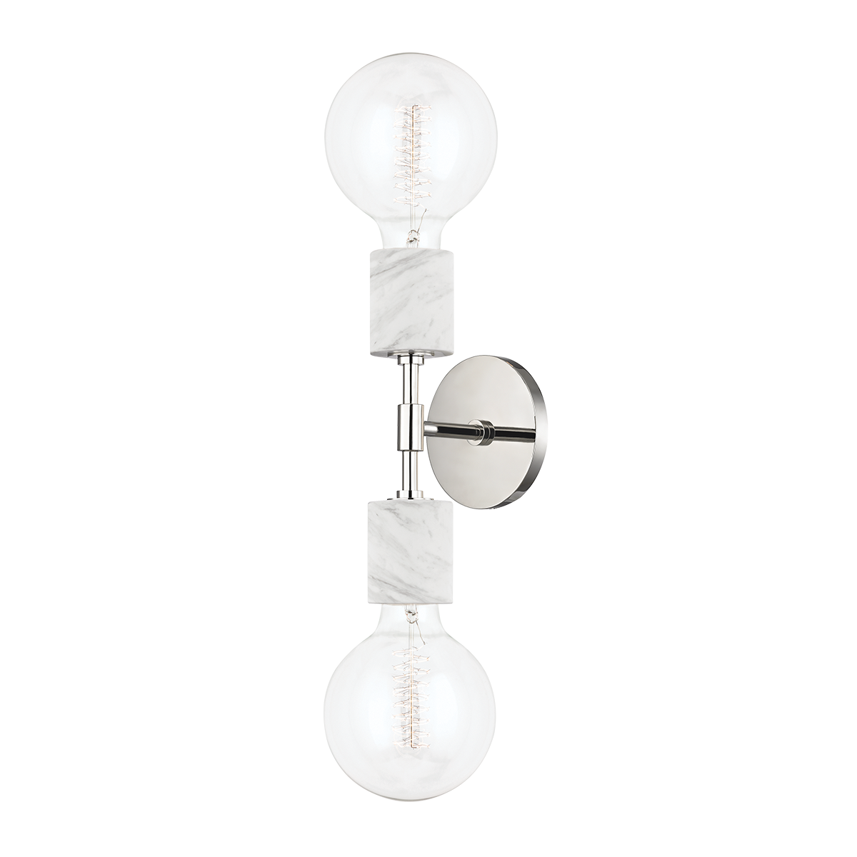 Mitzi Asime Wall Sconce Wall Sconce Mitzi Polished Nickel 5x5x20.75 