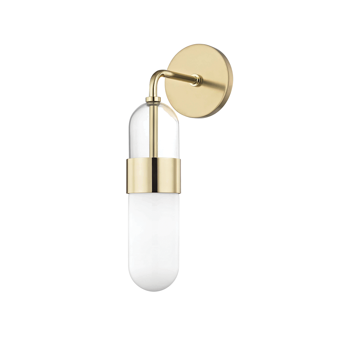 Mitzi Emilia Wall Sconce Wall Sconce Mitzi Polished Brass  