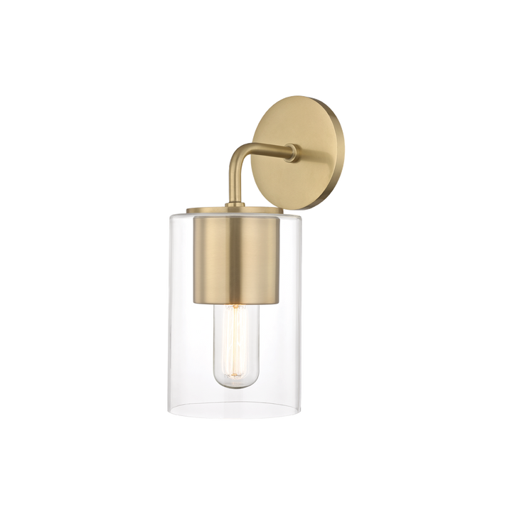 Mitzi Lula Wall Sconce Wall Sconces Mitzi Aged Brass  