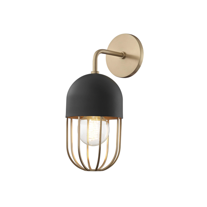 Mitzi Haley Wall Sconce Wall Sconces Mitzi Aged Brass/black  