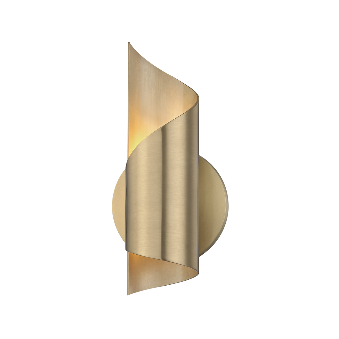 Mitzi Evie Wall Sconce Wall Sconces Mitzi Aged Brass  