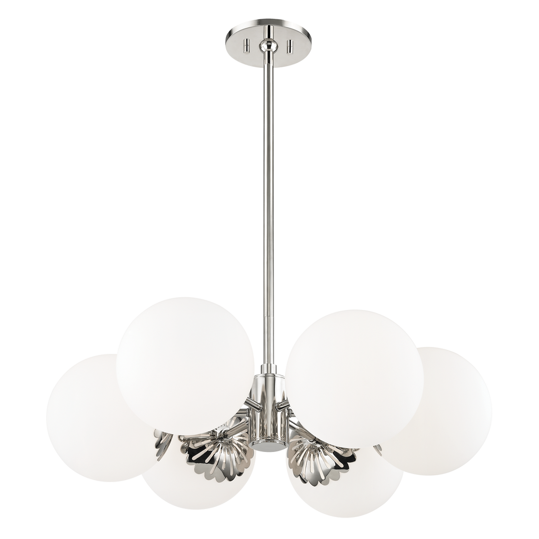 Mitzi Paige Chandelier Chandeliers Mitzi Polished Nickel  