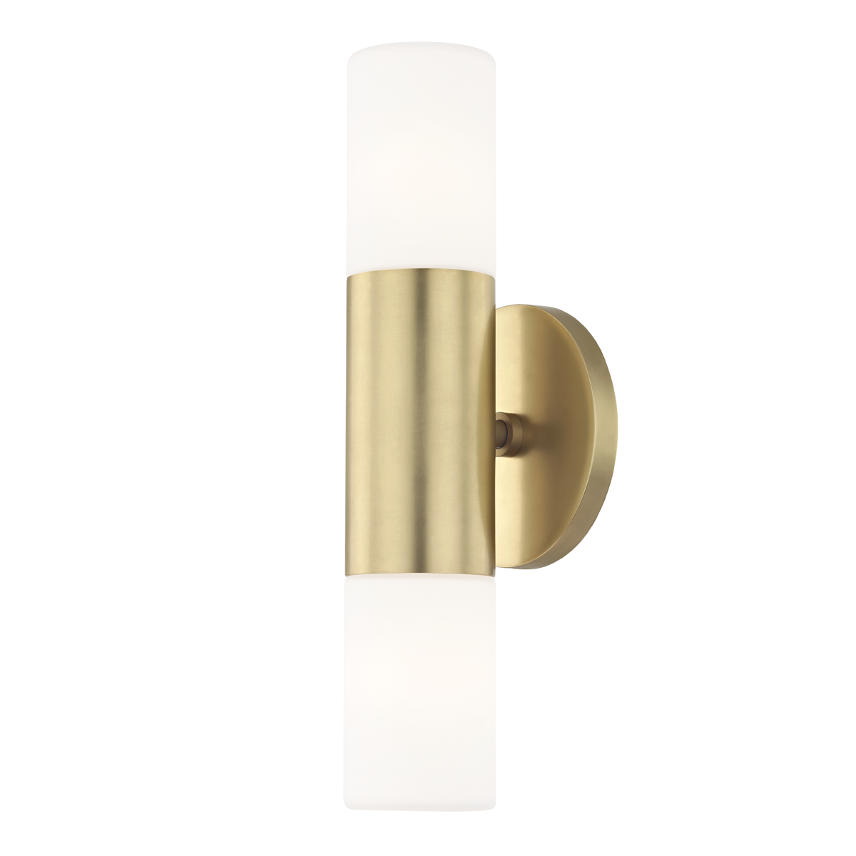 Mitzi Lola Wall Sconce Wall Sconce Mitzi Aged Brass 4.75x4.75x13 