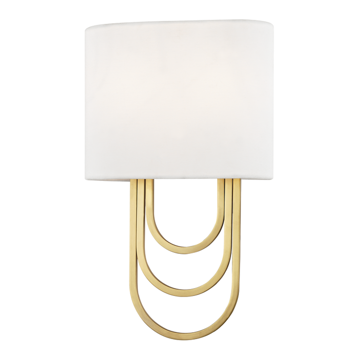 Mitzi Farah Wall Sconce Wall Sconces Mitzi Aged Brass  