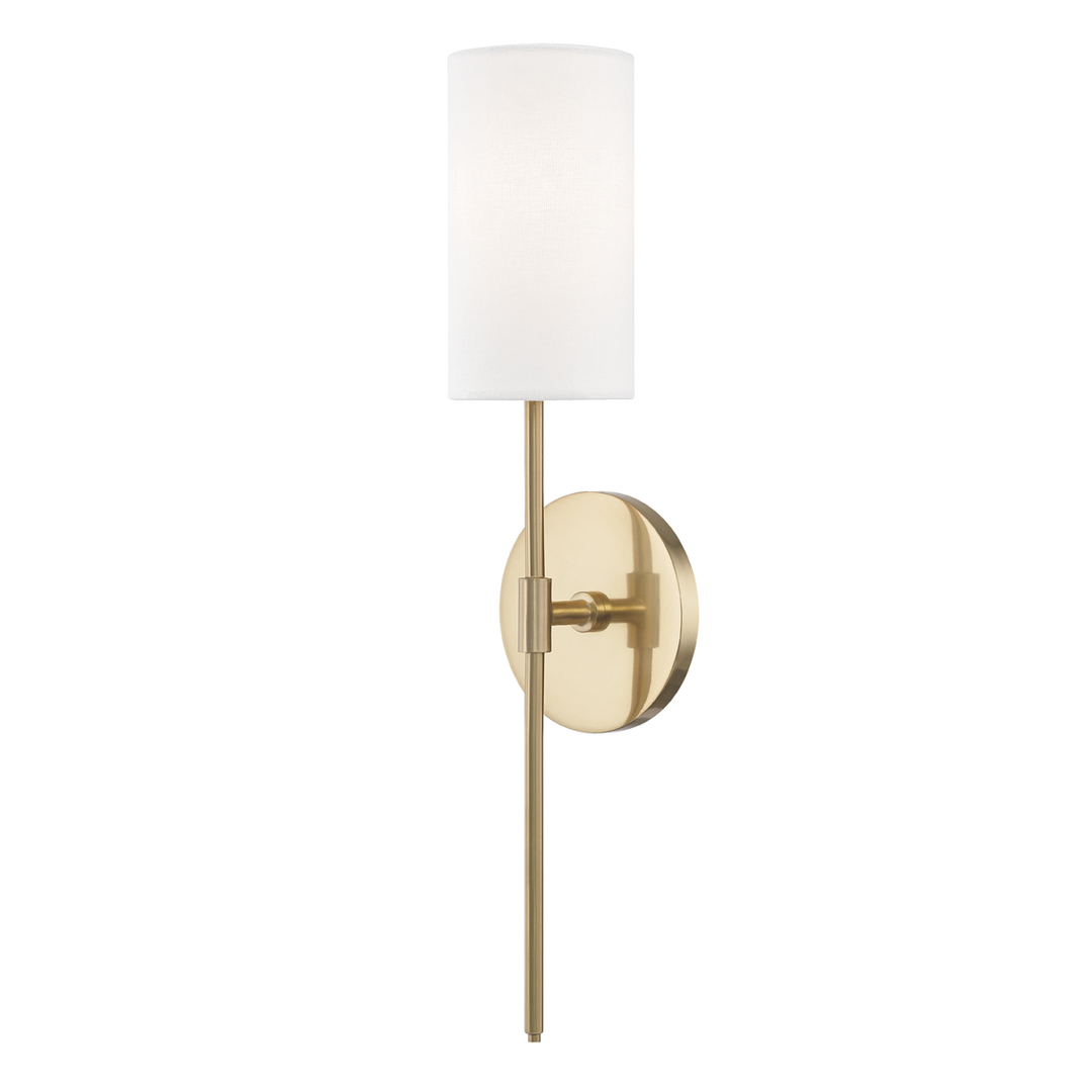 Mitzi Olivia Wall Sconce Wall Sconces Mitzi Aged Brass  