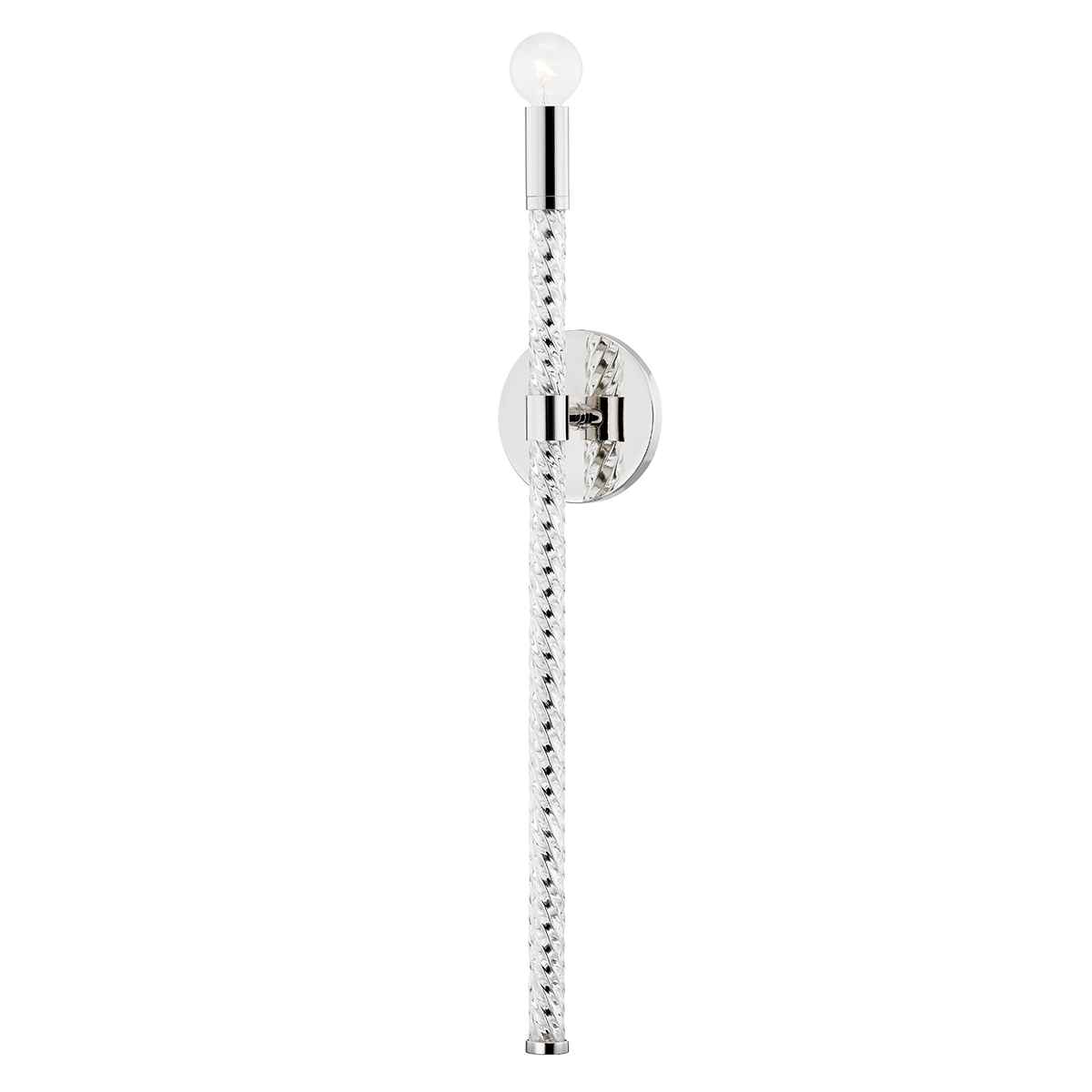 Mitzi Pippin Wall Sconce Wall Sconce Mitzi Polished Nickel 4.75x4.75x27 