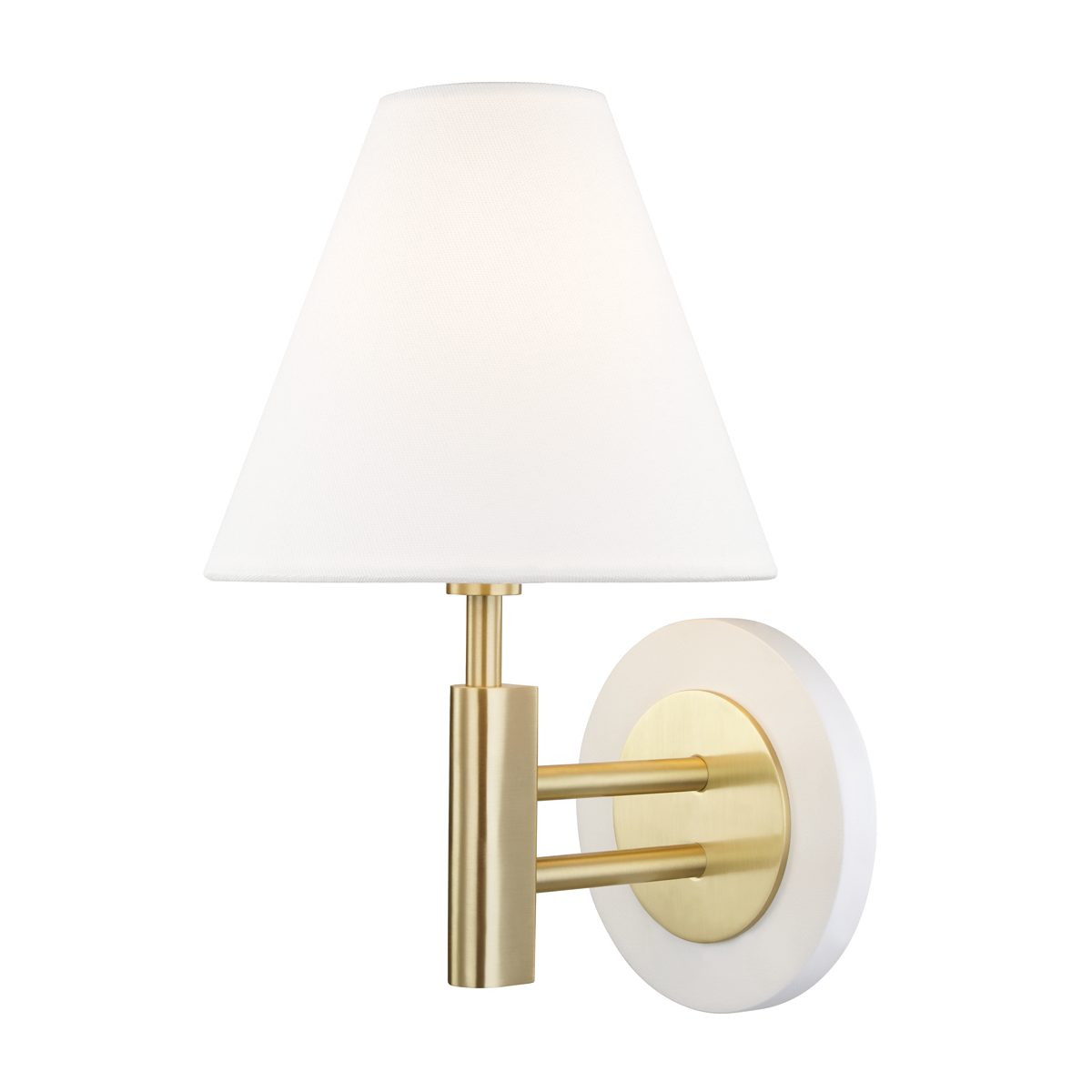 Mitzi Robbie Wall Sconce Wall Sconce Mitzi Aged Brass/soft Off White  